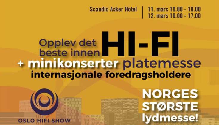 Dette skjer på Oslo HIFI Show til helgen!