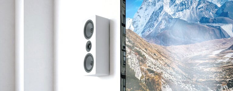 Bak-/vegghøyttalere